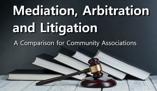 Mediation vs Arbitration vs Litigation