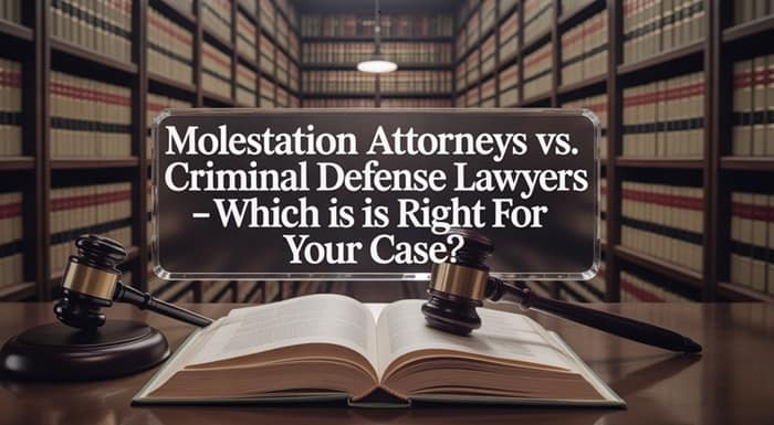 Molestation Attorneys vs. Criminal Defense Lawyers — Which Is Right for Your Case?