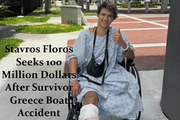 Stavros Floros Seeks 100 Million Dollars After Survivor Greece Boat Accident